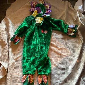 Charisha Payful Plush Child Kid Hooded Flower Costume Age 2-4 Halloween Boy Girl